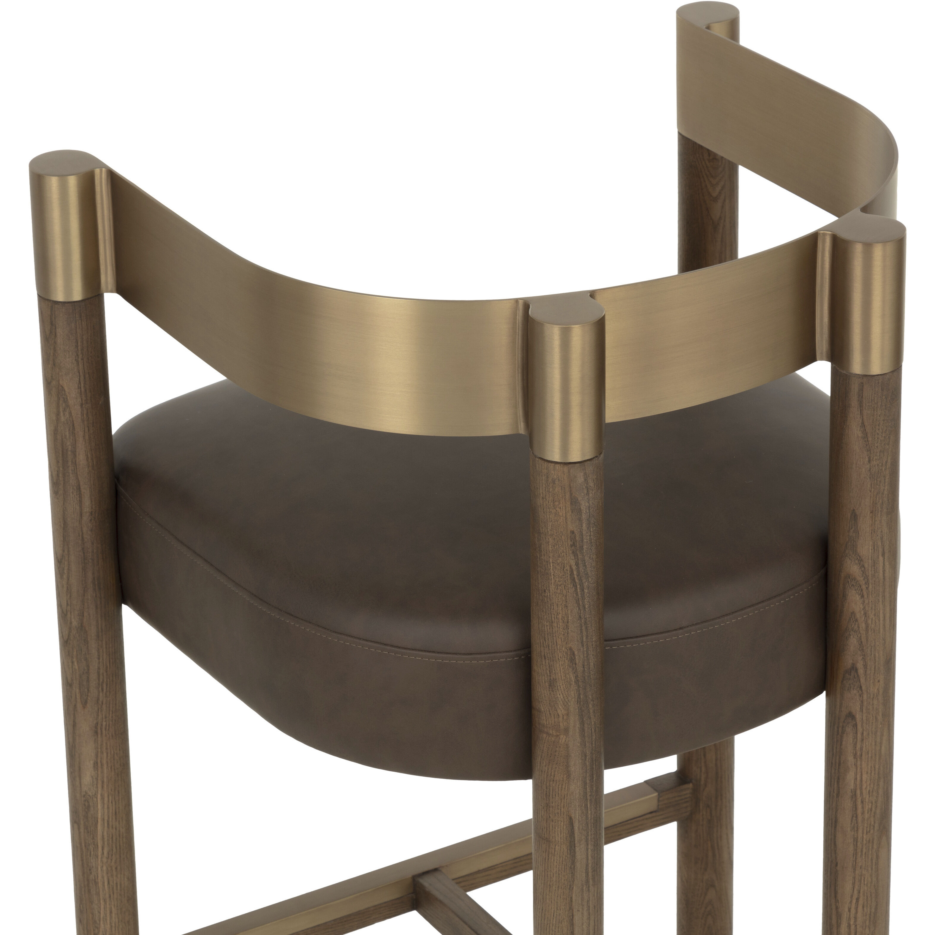 Manolo 39.25 inch Eglinton Espresso Barstool